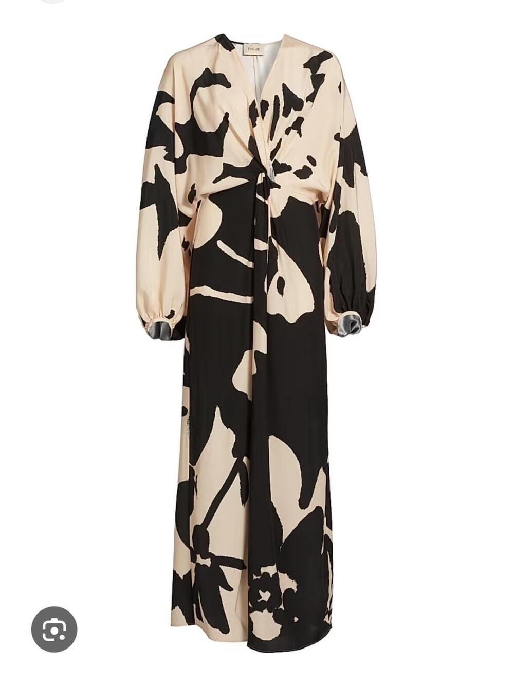 FIGUE Brenna Silk Maxi dress size 6 - Picture 2 of 8
